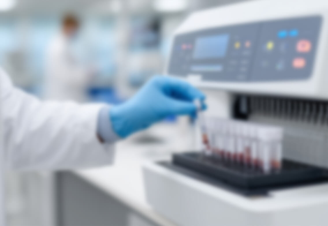 血液検査を行う臨床検査技師のイメージ